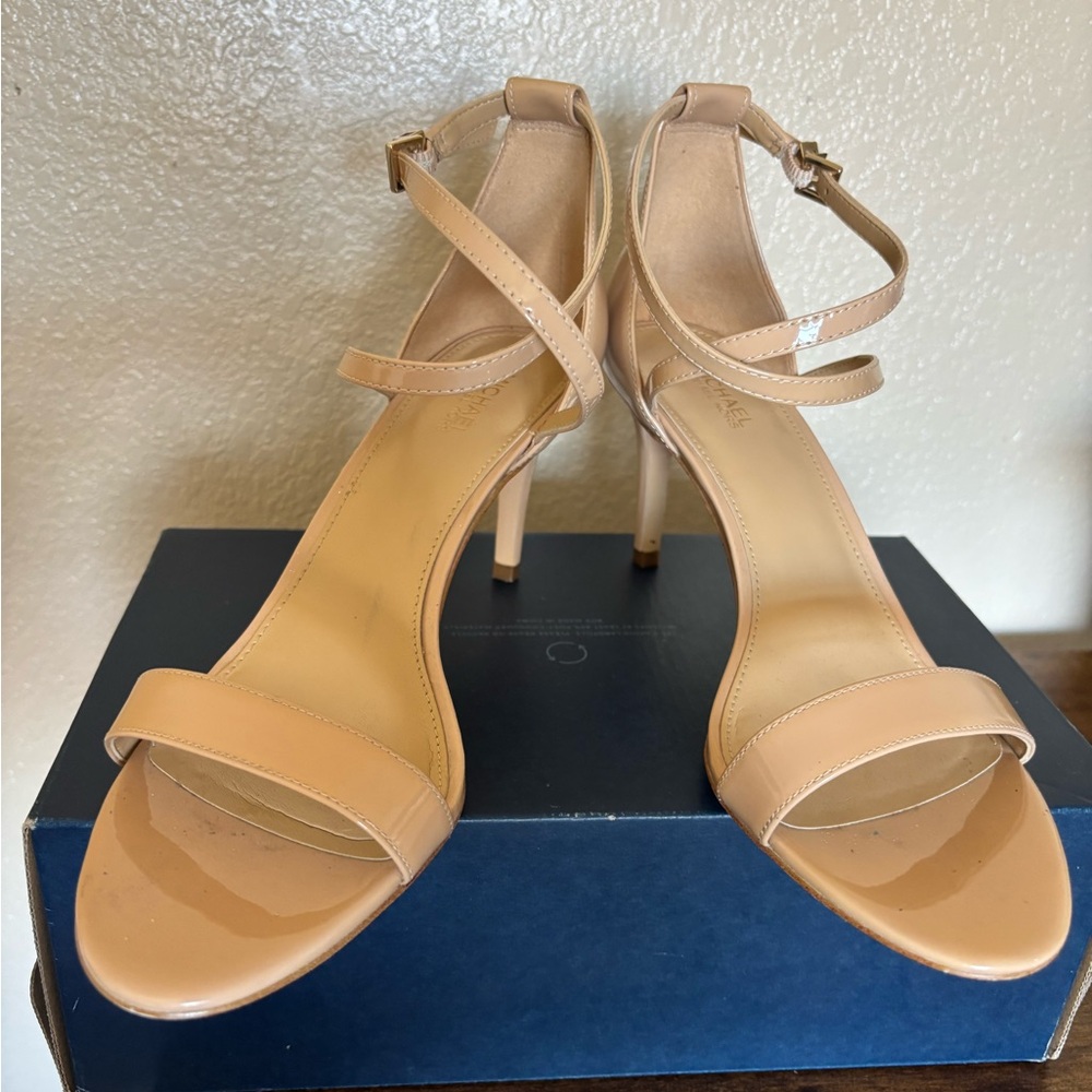 Michael Kors Nude Strappy Heels
